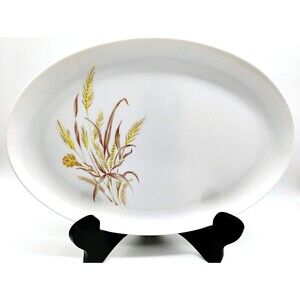 Melmac Durawear Oval Wheat Serving Plate (13 7/8 inches x 10 inches)